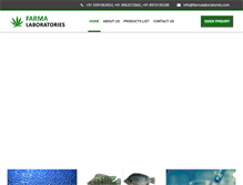 Tablet Screenshot of farmalaboratories.com